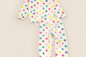 Пижама для девочки Dexter`s из плюшевой ткани велосфт горох 110 см разноцветный (131554268493)