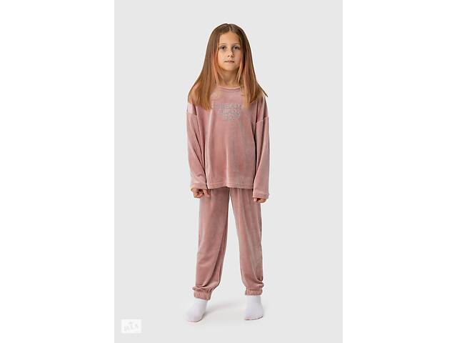 Пижама для девочки Mihra kids 13901-14 10-11 лет Пудровый (2000990109354)