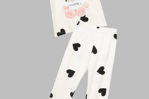Пижама для девочки Seykoteks K17026 4-5 лет Белый (2000990455604)