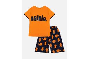 Пижама для мальчика 116 оранжевый Ponki ЦБ-00217650