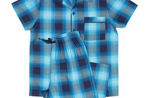 Пижама для мальчика Cyberjammies Elliot 6536 4-5 yrs/110 см Ярко-синий в клетку (5051877350434)