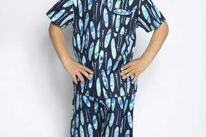 Пижама для мальчика Cyberjammies Elliot 6579 4-5 yrs/110 см Surfboard Print (5051877350670)