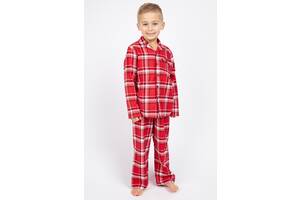 Пижама для мальчика Cyberjammies Frankie 6616 2-3 yrs/98 см Красный в клетку (5051877369962)