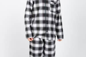 Пижама для мальчика Cyberjammies William 6610 4-5 yrs/110 см Черный в клетку (5051877369610)