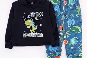 Пижама для мальчика Dexter`s dino space 110 см темно-синий (131750869190)