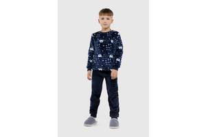 Пижама для мальчика Фламинго 855-910 Bear 122-128 см Синий (2000990225726)