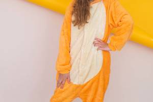 Пижама Кигуруми детская BearWear Дракон Чармандер S 105 - 115 см Оранжевый (K0W1-0105-S)