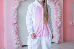Пижама Кигуруми детская BearWear Зайка XS 95 - 105 см Бело-розовый (K0W1-0029-XS)