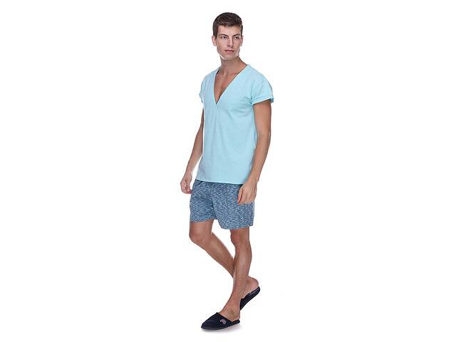 Пижама мужская Homewear MAD 19533 M Turquoise (3700465519363)