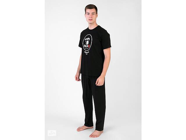 Пижама мужская Homewear MAD 35520P M Black (3700465519748)