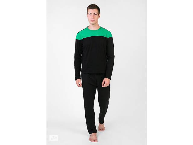 Пижама мужская Homewear MAD 36376 XL Noir/vert (3700465536736)