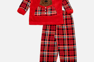 Пижама с длинным рукавом для мальчика 110 красный Lindros ЦБ-00235352