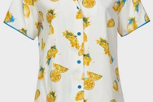 Пижама женская Cyberjammies Phoebe 4816-4819 14/L Молочный с лимонным принтом (5051877341050)