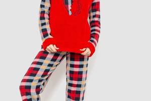 Пижама женская махра красный 214R0303 Ager L