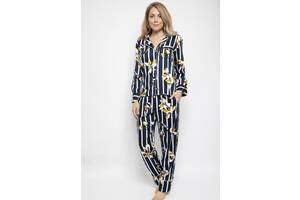 Пижамный комплект Fable&Eve Knightsbridge 1378 14/L Floral Stripe (5051877310407)