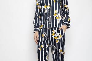 Пижамный комплект Fable&Eve Knightsbridge 1378 14/L Floral Stripe (5051877310407)