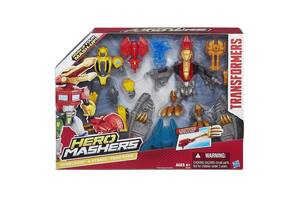 Разборные фигурки трансформеров Бамблби и Стрейф - Bumblebee & Strafe, Transformers Hero Mashers, Hasbro Купи