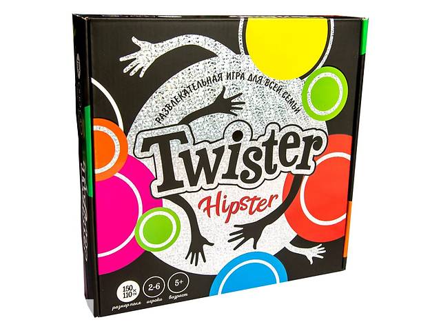 Розважальна гра 'Twister-hipster' Strateg 30325