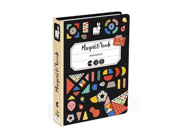 Развивающая игрушка Janod Магнитная книга Формы (J02720)