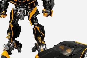 Робот-транформер черный Бамблби (Шмель) 30 см - Bumblebee BB-02 Купи уже сегодня!