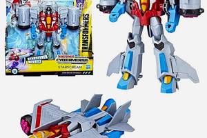 Робот-трансформер Hasbro Старскрим, Кибервселенная - Starseeker Missile Starscream, Cyberverse, Ultra Class