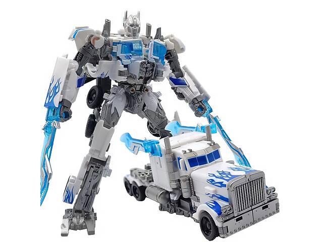 Робот-трансформер Оптимус Прайм (белый), 17 см - Optimus Prime Купи уже сегодня!