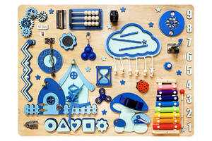 Розвиваюча іграшка Бізіборд 'Поляна' TG1909583664, 80х60 см, Блакитний