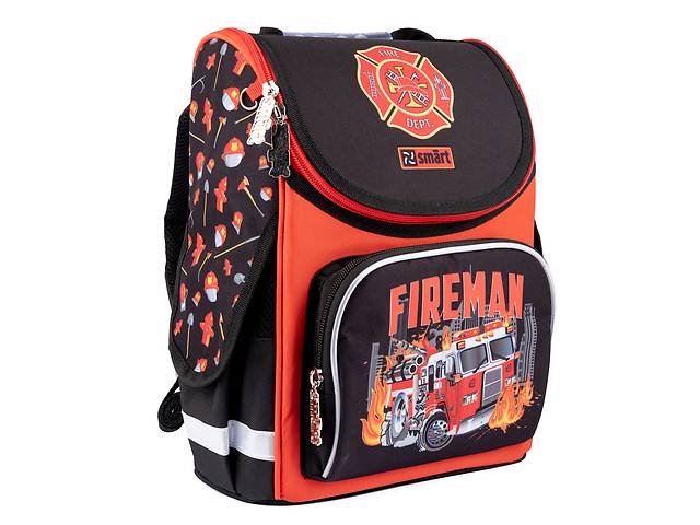 Шкільний рюкзак каркасний Smart PG-11 Fireman (559015)