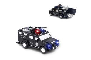Сейф детский полицейская машина CASH TRUCK 3-в-1 автоматический купюроприёмник черный (7623_518)