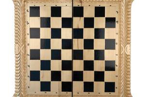 Шахматы 3 в 1 ручной работы Арбуз 60*30 см 191015