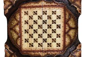 Шахматы деревянные Арбуз 60*30*8 см 191304
