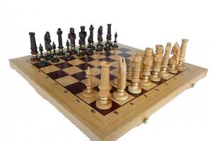 Шахматы Madon Дубовые Роял Люкс интарсия 62х62 см (c-104D)