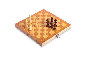 Шахматы настольная игра деревянные на магнитах SP-Sport W6701 24см x 24см