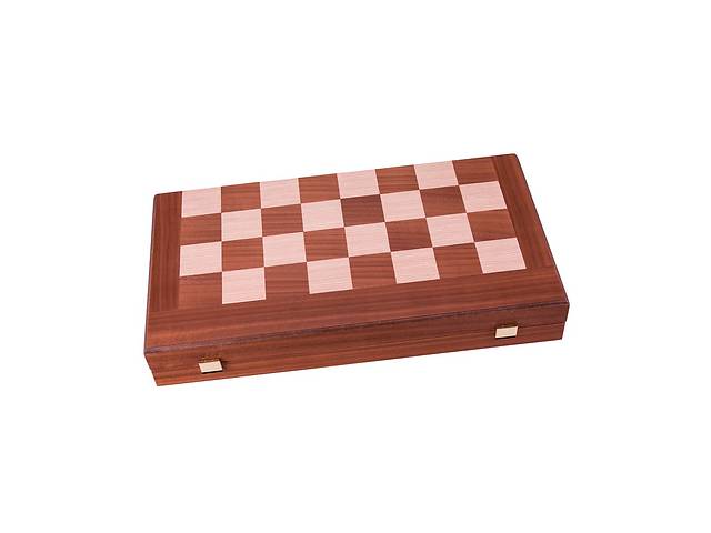 Шахматы, шашки и нарды Manopoulos, шашки дерево 32х30см Цвет доски махагон (TS3MBLA)