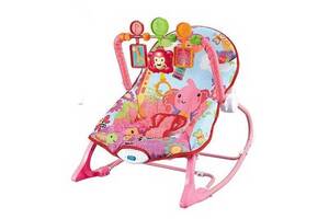 Шезлонг - качели Fitch Baby 66 х 46 х 60 см Pink (91488)