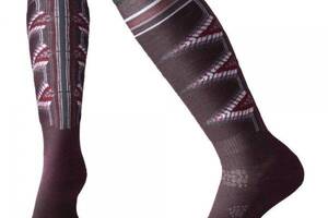Шкарпетки Smart Wool Wm's PhD Ski Light Pattern SW01331 Bordeaux (1033-SW 01331.590-S)