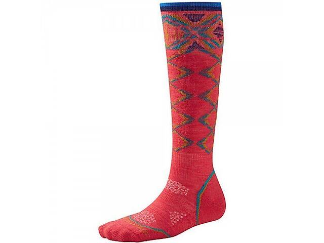 Шкарпетки Smart Wool Wm's PhD Ski Light Pattern SW248 Hibiscus (1033-SW SW248.486-M)