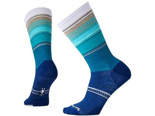 Шкарпетки Smart Wool Wm's Sulawesi Stripe Dark Blue Heather (1033-SW SW560.503-S)