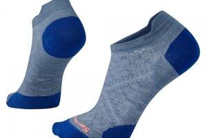 Шкарпетки Smart Wool Women's PhD Run Ultra Light Micro Blue Steel (1033-SW SW188.474-M)