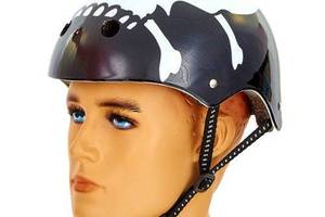 Шлем для экстремального спорта SK-5616 Zelart L Черно-белый (60363010)