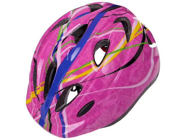 Шлем защитный с механизмом регулировки Zelart SK-2861 р-р L-54-56 розовый