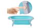 Складная ванночка для купания младенцев Little Bean LB19801 47.5 х 55.5 см Голубой
