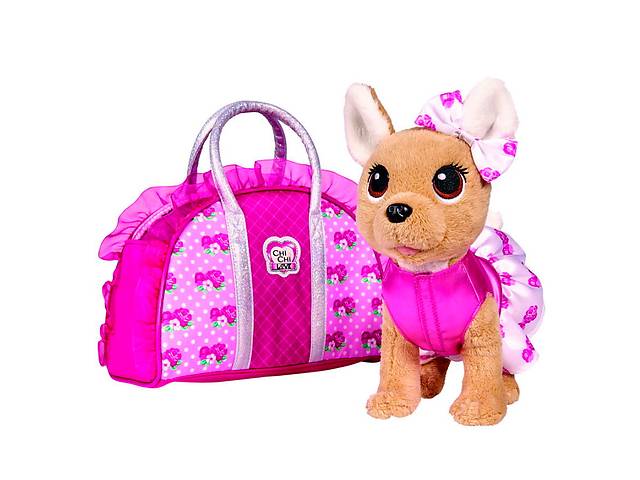 Собачка Розовая модница с сумочкой Chi Chi Love OL29959