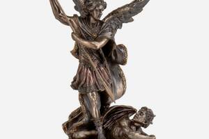 Статуэтка подарочная Veronese Архангел Михаил с бронзовым напылением 26х12х16 см 175369 Купи уже сегодня!