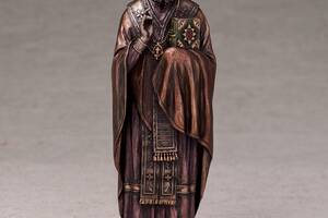 Статуэтка религиозная Veronese Святой Николай 21 см 02443 с бронзовым напылением Купи уже сегодня!