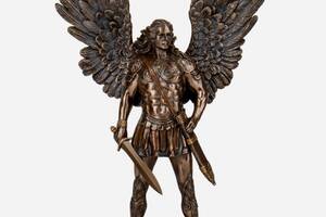 Статуэтка Veronese Архангел Михаил 28 см полистоун покрытый бронзовым напылением 77496 Купи уже сегодня!