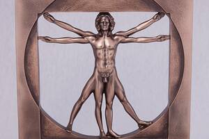 Статуэтка Veronese Витрувианский человек 23 см фигурка полистоун с бронзовым покрытием 72944 Купи уже сегодня!
