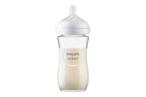 Стеклянная бутылочка для кормления Philips AVENT Natural Природный поток 240 мл SCY933/01 (8710103990772)