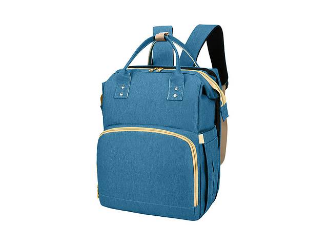 Сумка-рюкзак для мам и кроватка для малыша Lesko 2 в 1 Blue