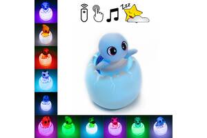 Светодиодный ночник Egg Ball Animal World LED игрушка ночник с пультом 'Черепашка' ночники для детей (ST)